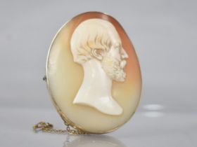 Saulini Workshop: An Early/Mid 19th Century Well Carved Italian Grand Tour Shell Cameo Depicting