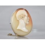 Saulini Workshop: An Early/Mid 19th Century Well Carved Italian Grand Tour Shell Cameo Depicting