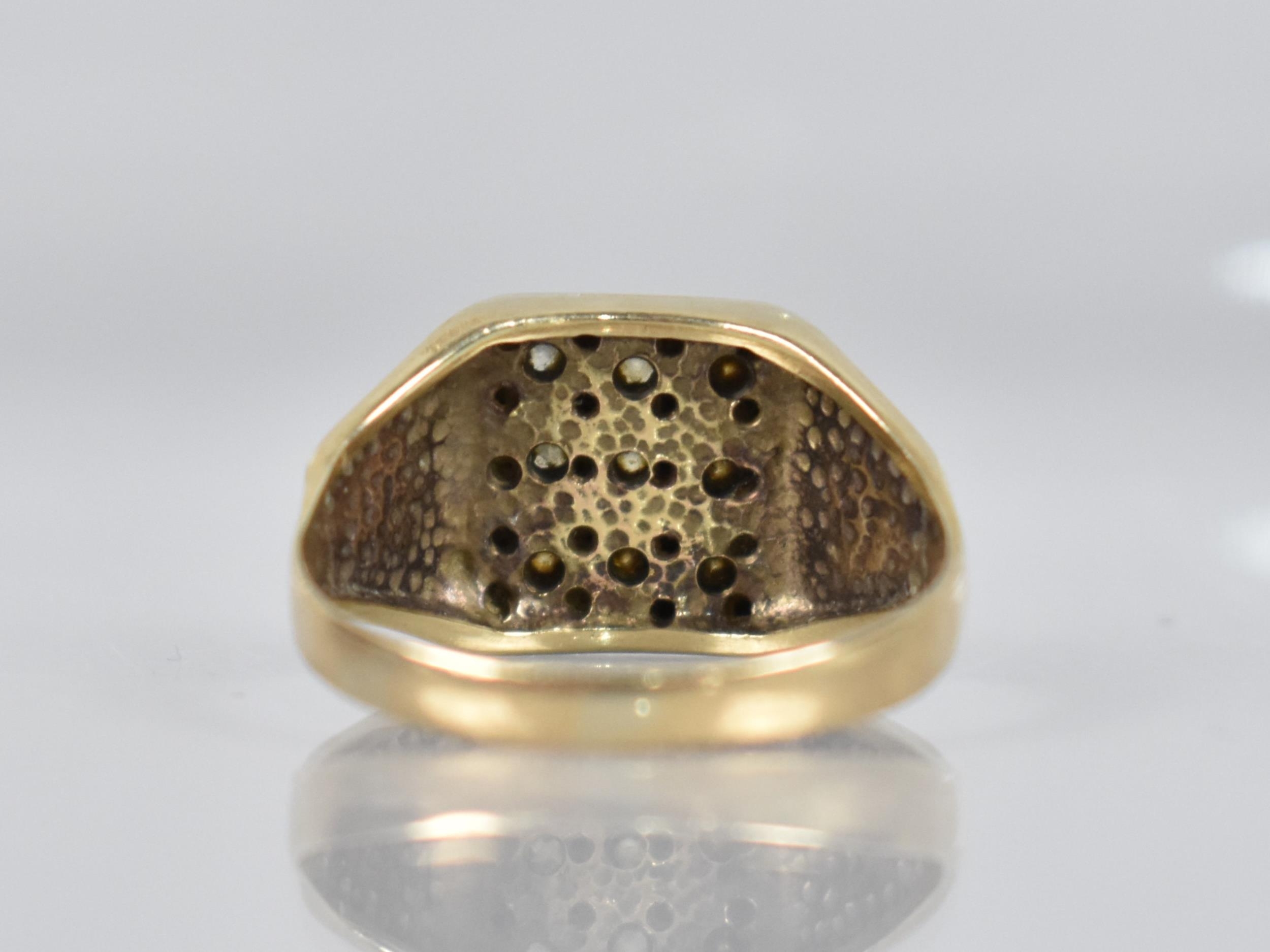 A 9ct Gold and Diamond Ring, Nine Round Brilliant Cut Stones Measuring 2.2mm Diameter Grain Set in - Image 2 of 2