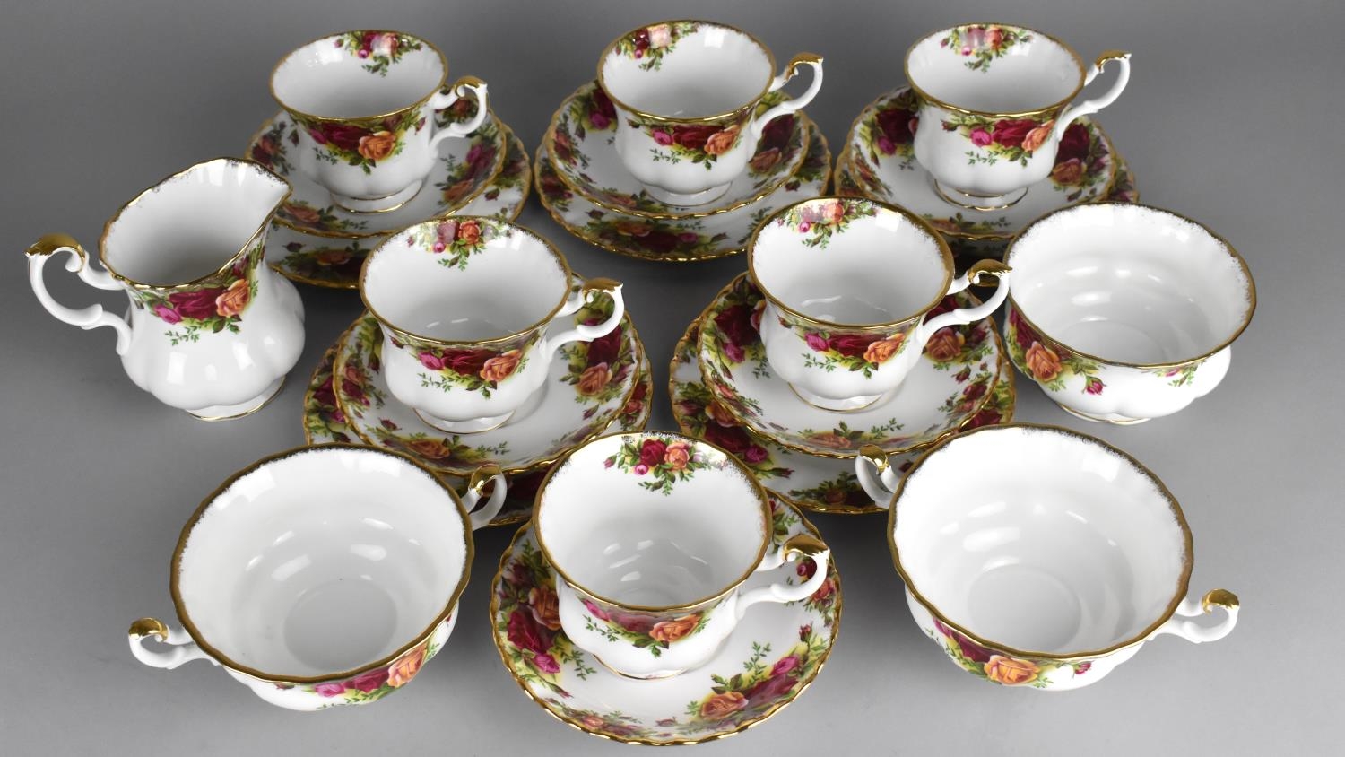 A Collection of Royal Albert Old Country Roses China to Comprise Six Cups, Six Saucers, Six Five
