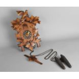 A Mid/Late 20th Century Cuckoo Clock, Complete with Weights and Pendulum