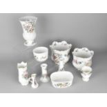 A Collection of Aynsley Pembroke Pattern China to Comprise Vases, Planters etc