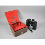 A Pair of Mid 20th Century Scope 10x50 Field Binoculars, Eye Piece Rims Require Replacing