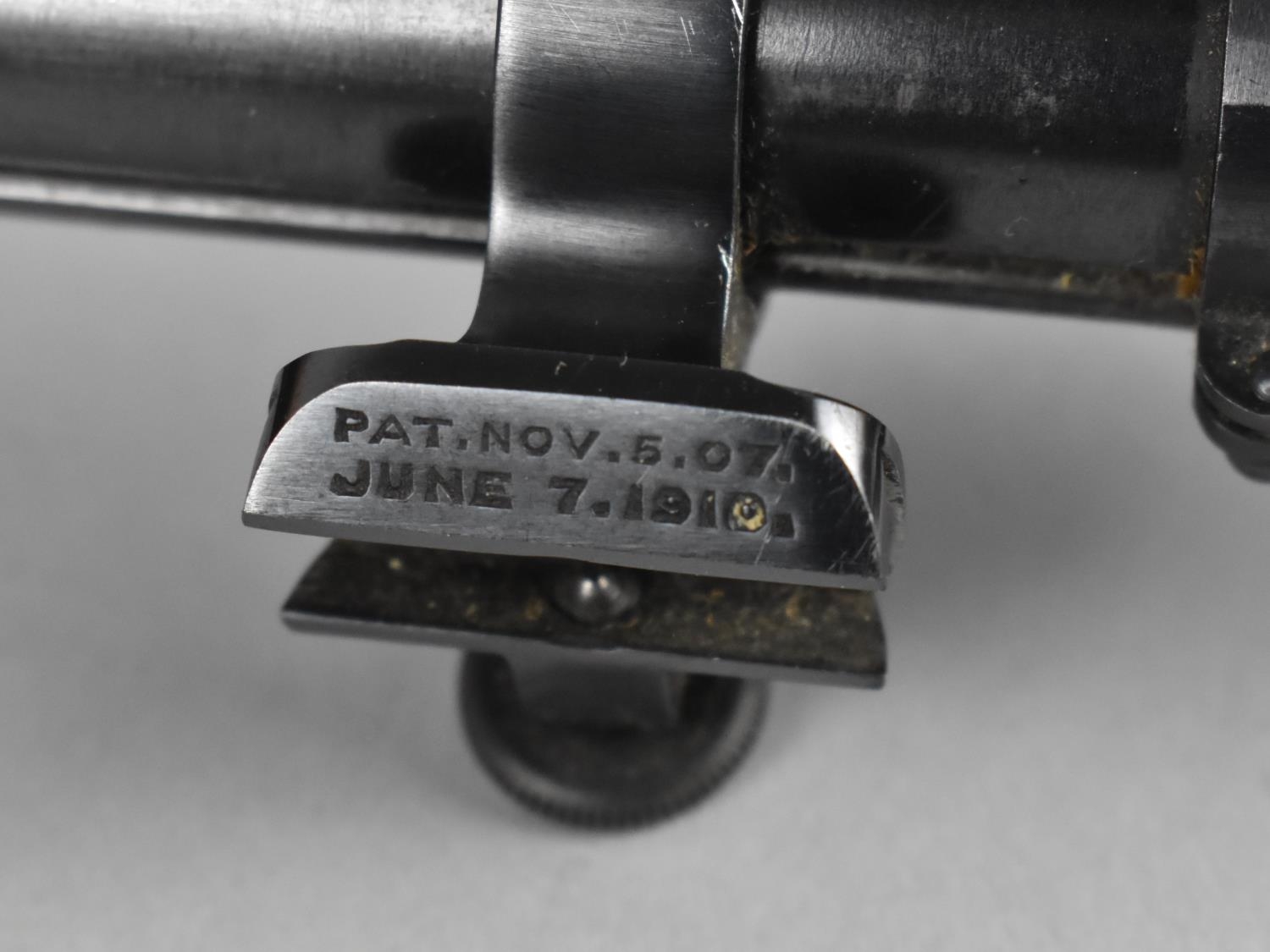 An Early 20th Century Winchester Rifle Long Sight, Patented 5th Nov 1907, Dated June 7th 1910, - Image 6 of 7