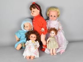 A Collection of Various Vintage Dolls