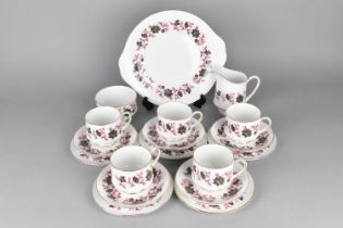 A Paragon Michelle Pattern Service to Comprise Five Cups, Five Saucers, Milk Jug, Sugar Bowl and a