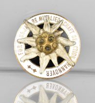 An Early 20th Century German Enamelled Masonic Badge of Circular Form with Inscription Trim and