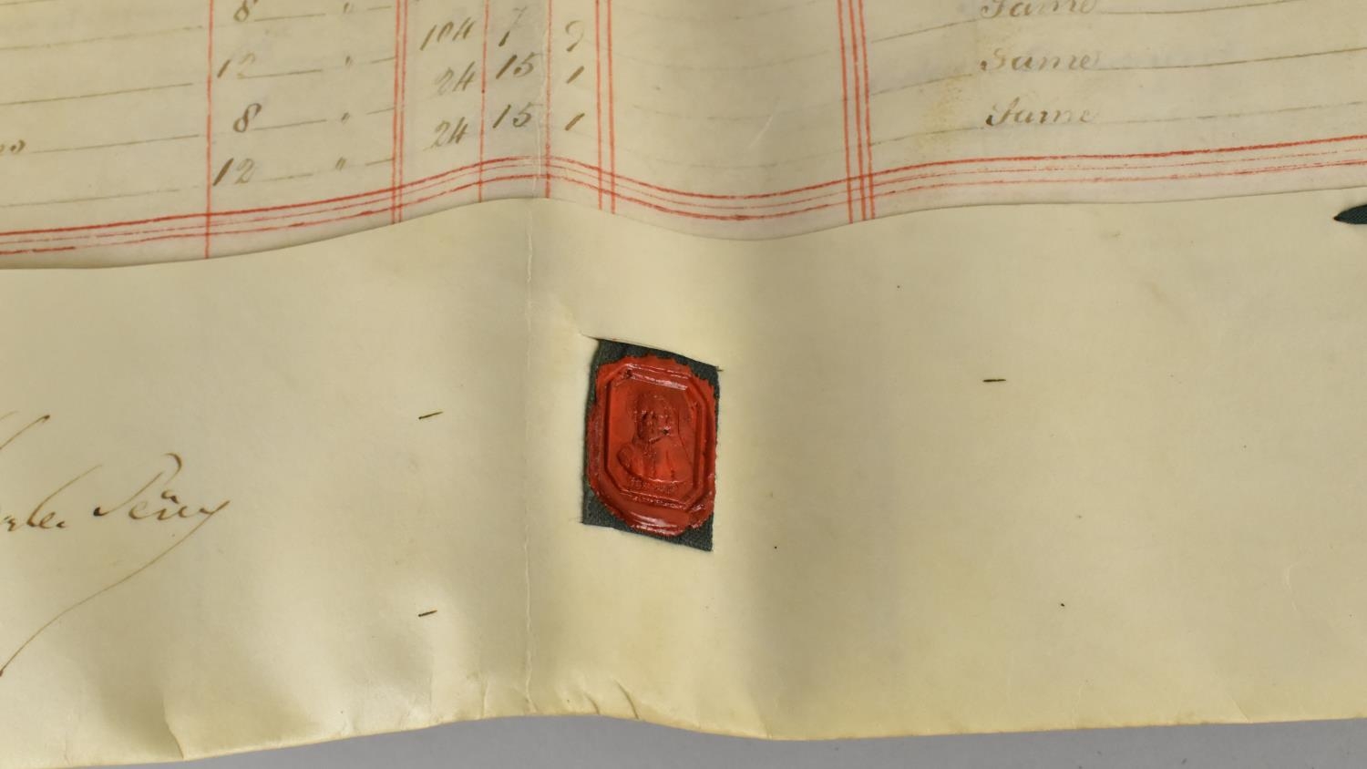 A 19th Century Indenture on Vellum Dated 1858 - Image 5 of 6