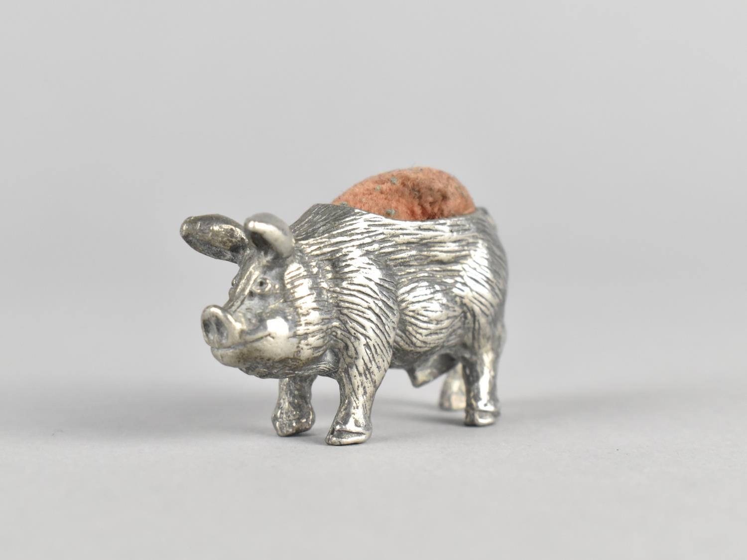 A Small Metal Pincushion Modelled as a Boar, 4cms Long, 2.5cms High - Image 4 of 5