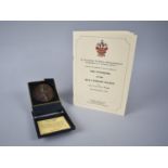 A Cast Bronze Medallion, Billy Wright 1924-1994, Limited Edition of 250 Castings, Presented by IMI