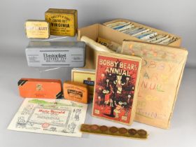 A Collection of Various Vintage Sundries to Comprise Tins for Jacob & Co. Biscuits, G. Phillips &