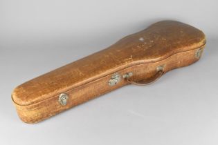 A Vintage Crocodile Skin Violin Case with Makers Label for Hart & Son, London