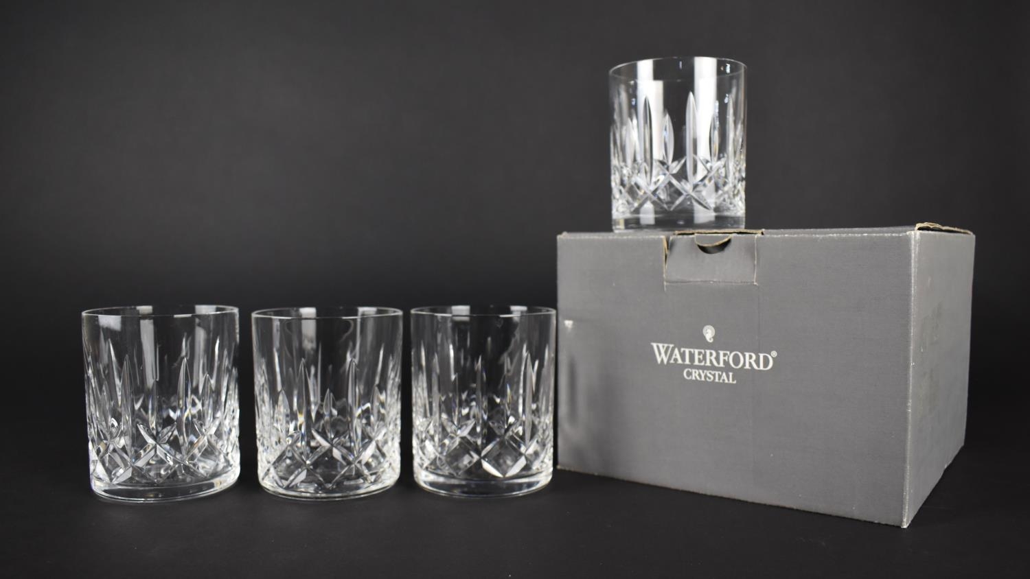 A Boxed Set of Four Waterford Crystal Tumblers - Image 2 of 2