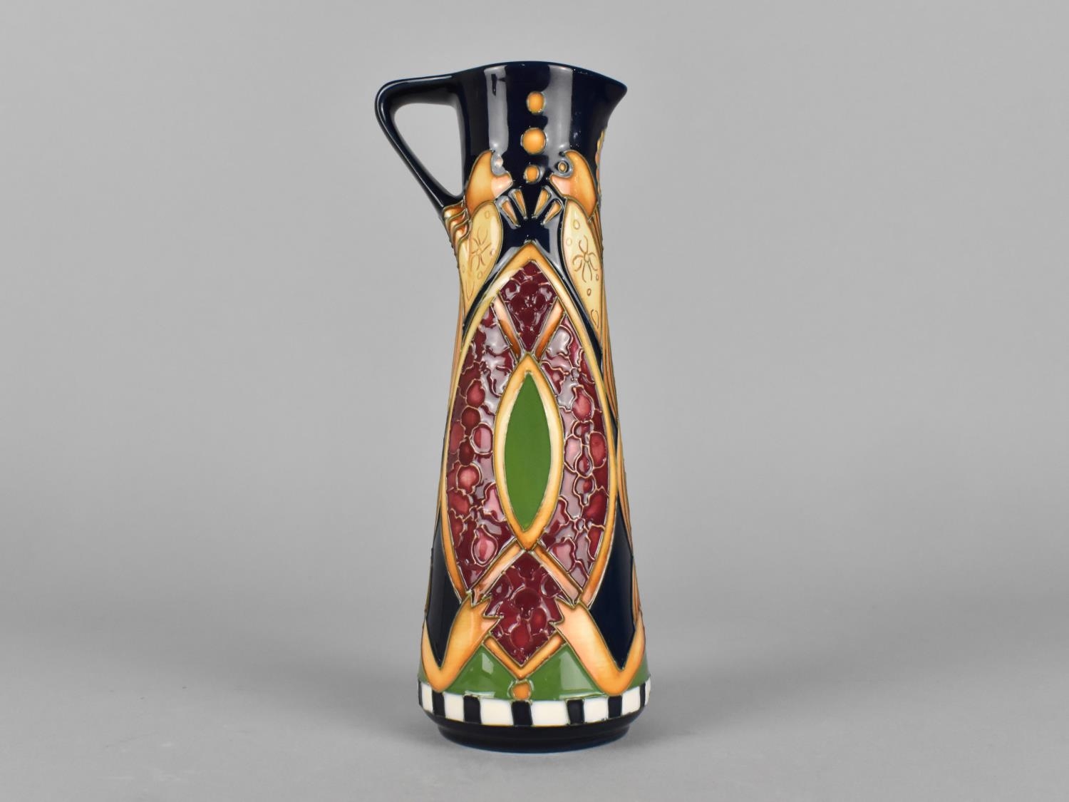 A Moorcroft Ewer Jug, Staffordshire Gold, Pattern, 18cm high - Image 2 of 3