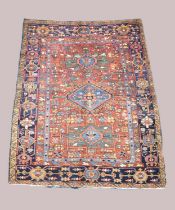 A C.1910 Persian Karaja Rug, 180x143cms