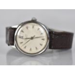 A Stainless Steel Poljot Wrist Watch, Silvered Dial with Arrow Head Hour Indicators and Baton Hands,