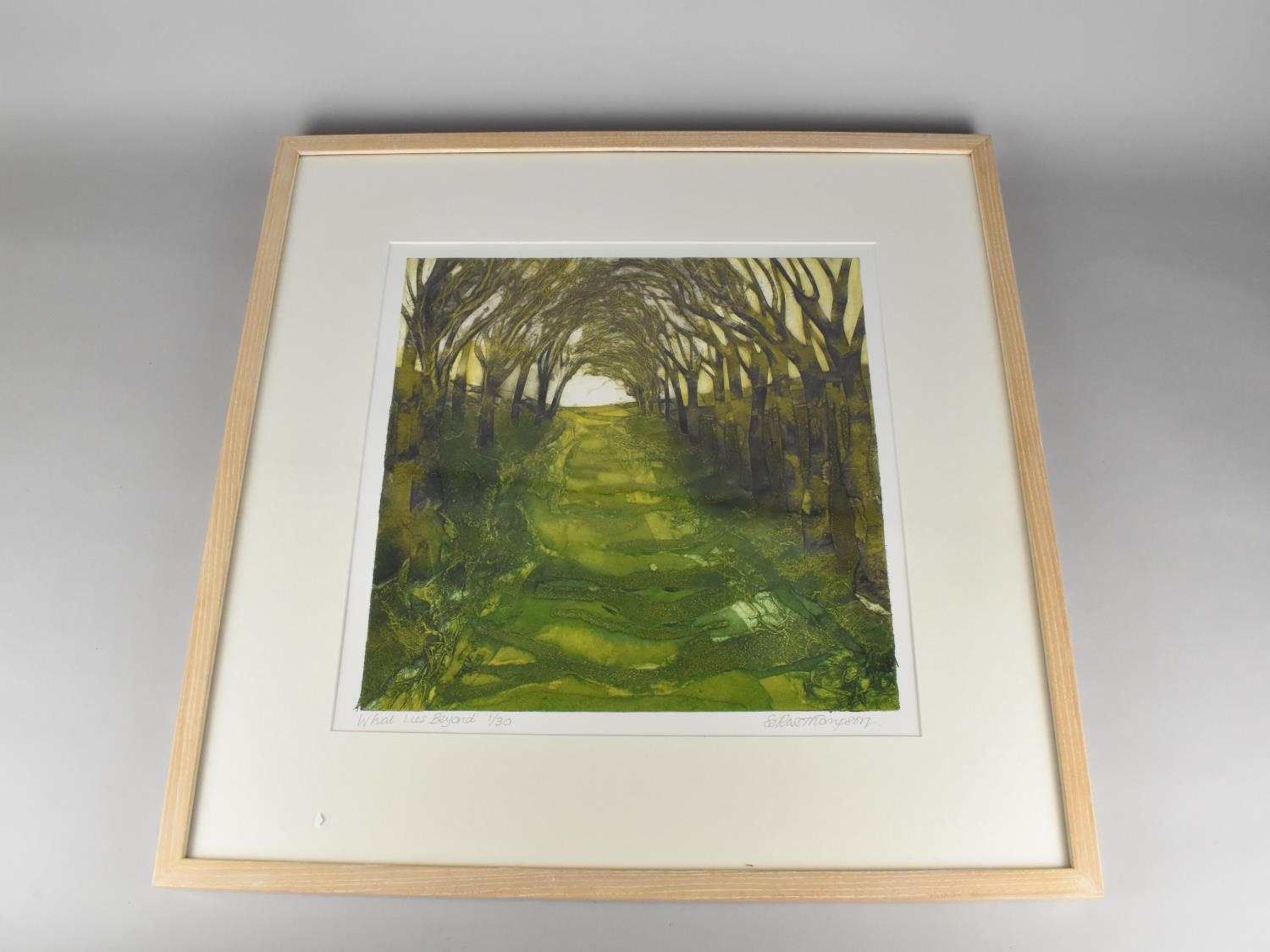 A Framed Limited Edition Sarah Ross-Thompson Print, What Lies Beyond, 1/30, Signed in Pencil by