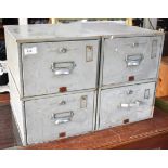 A Vintage Veteran Series Four Drawer Filing Cabinet