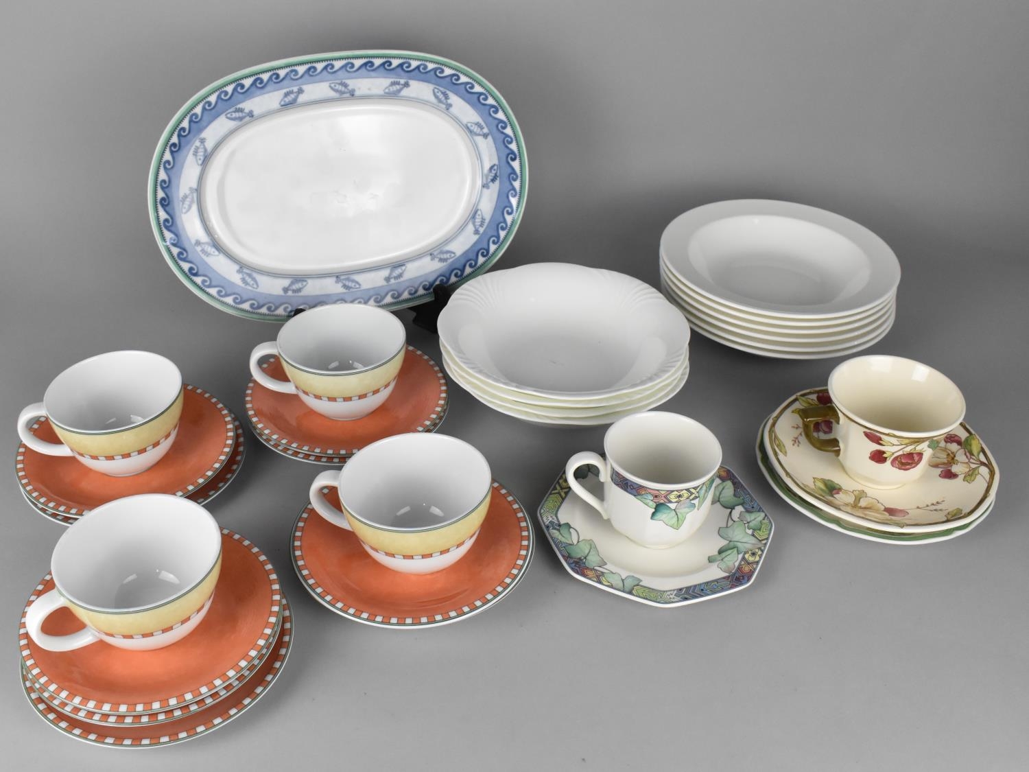 A Collection of Various Villeroy & Boch to Comprise Gallo Design (Villeroy & Boch Group) Cups and