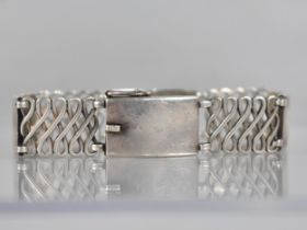 Harald Nielsen for Georg Jensen: A Vintage Sterling Silver Bracelet, Alternating Polished