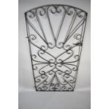 A Large Wrought Metal Gate, 90x180cms High