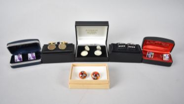 A Collection of Modern Boxed Gents Cufflinks