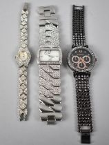 Three Jewelled Ladies Watches to Comprise DKNY, Bebe and Carvel Examples