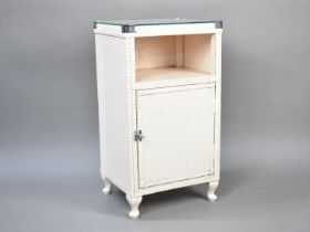 A Loom Bedside Cabinet, 70cms High