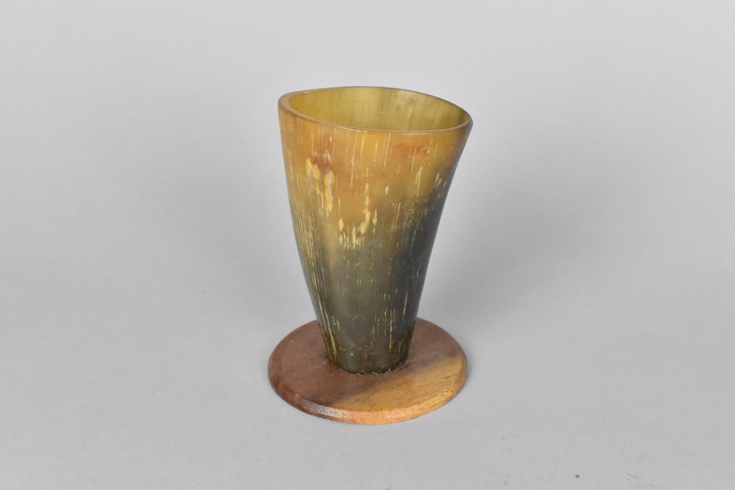 A Turned Horn Beaker, 10cms High - Image 2 of 2