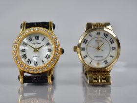 A Gold Plated Stainless Steel Sekonda 'Diamond' Wrist Watch, Mother of Pearl Dial with Roman