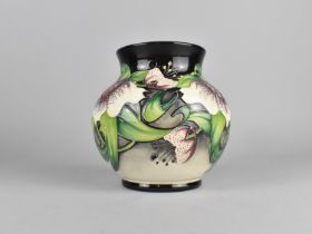 A Moorcroft Vase, Limited Edition Anna Lily Pattern, Signed N Slaney, 15cm high, with Box