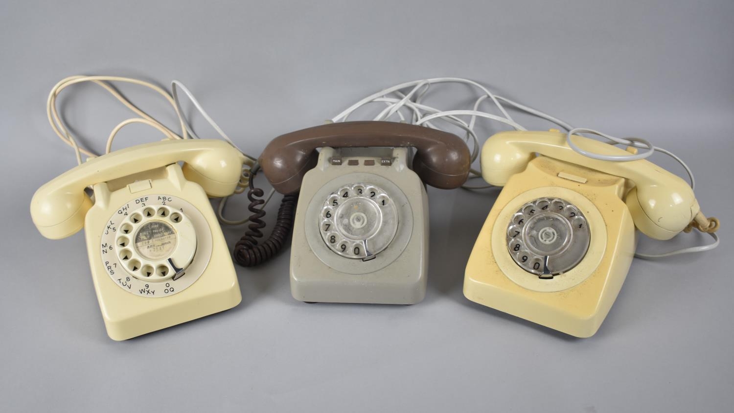 Three Vintage Telephones
