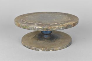 A Vintage Cast Metal Potters Wheel, 20cms Diameter