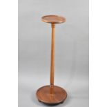 A Turned Mahogany Torchere Stand, 90cms High