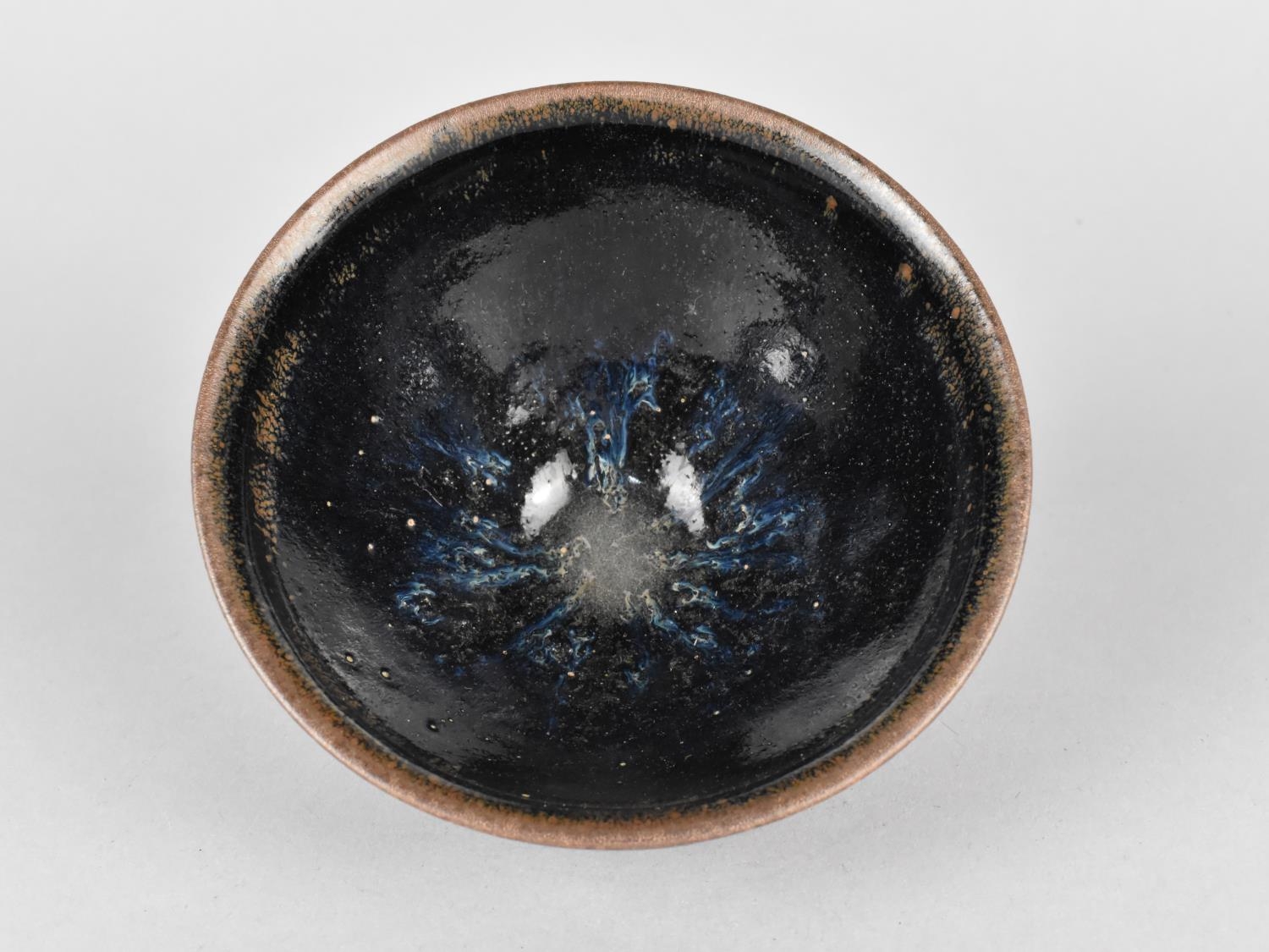 A Chinese 'Hare's Fur' Bowl, 12cms Diameter - Image 2 of 2