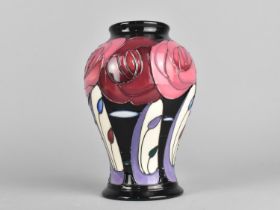 A Moorcroft Vase, Bellahouston Pattern, 2014, 16cm high, with Box