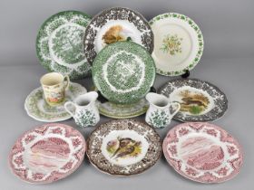A Collection of Ceramics to Comprise Palissy Game Series Plates, Brambly Hedge Plate, Royal