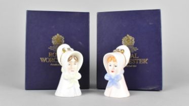 Two Royal Worcester Limited Edition Candle Snuffers