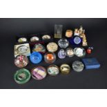 A Collection of Various Glass and Other Paperweights