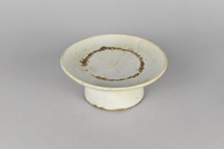 An Early Chinese Celadon Pedestal Dish, 15cm Diameter