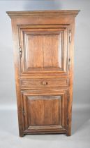 A French Kitchen Larder Cupboard with Centre Drawer, 86cms Wide and 175cms High