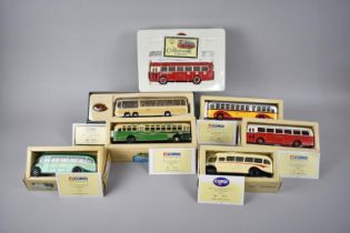 A Collection of Seven Boxed Corgi Classic and Connoisseur Collection Models of Coaches