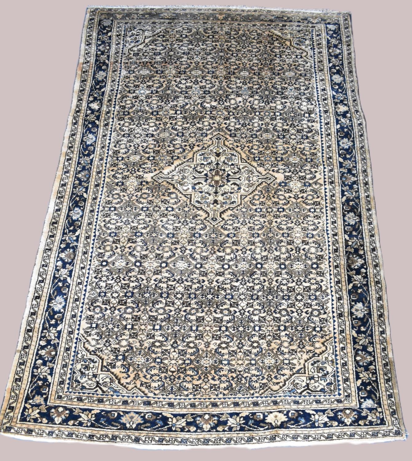 A Persian Handmade Mehraban Carpet, 323x201cms - Image 2 of 8