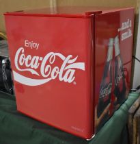 A Husky "Coca-cola" Mini Refrigerator
