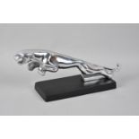 A Large Reproduction Polished Aluminium Replica of The Jaguar Car Mascot, 31cms Long, Plus VAT