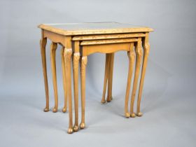 A Mid 20th Century Nest of Three Tables, 56cms Wide