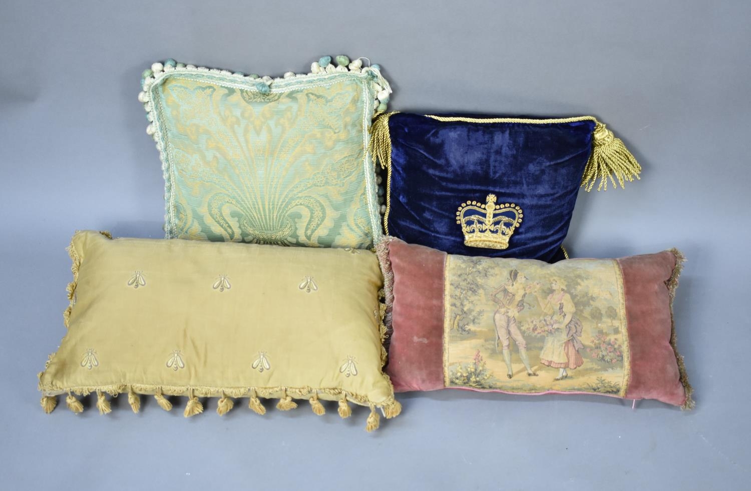 A Collection of Four Small Scatter Cushions