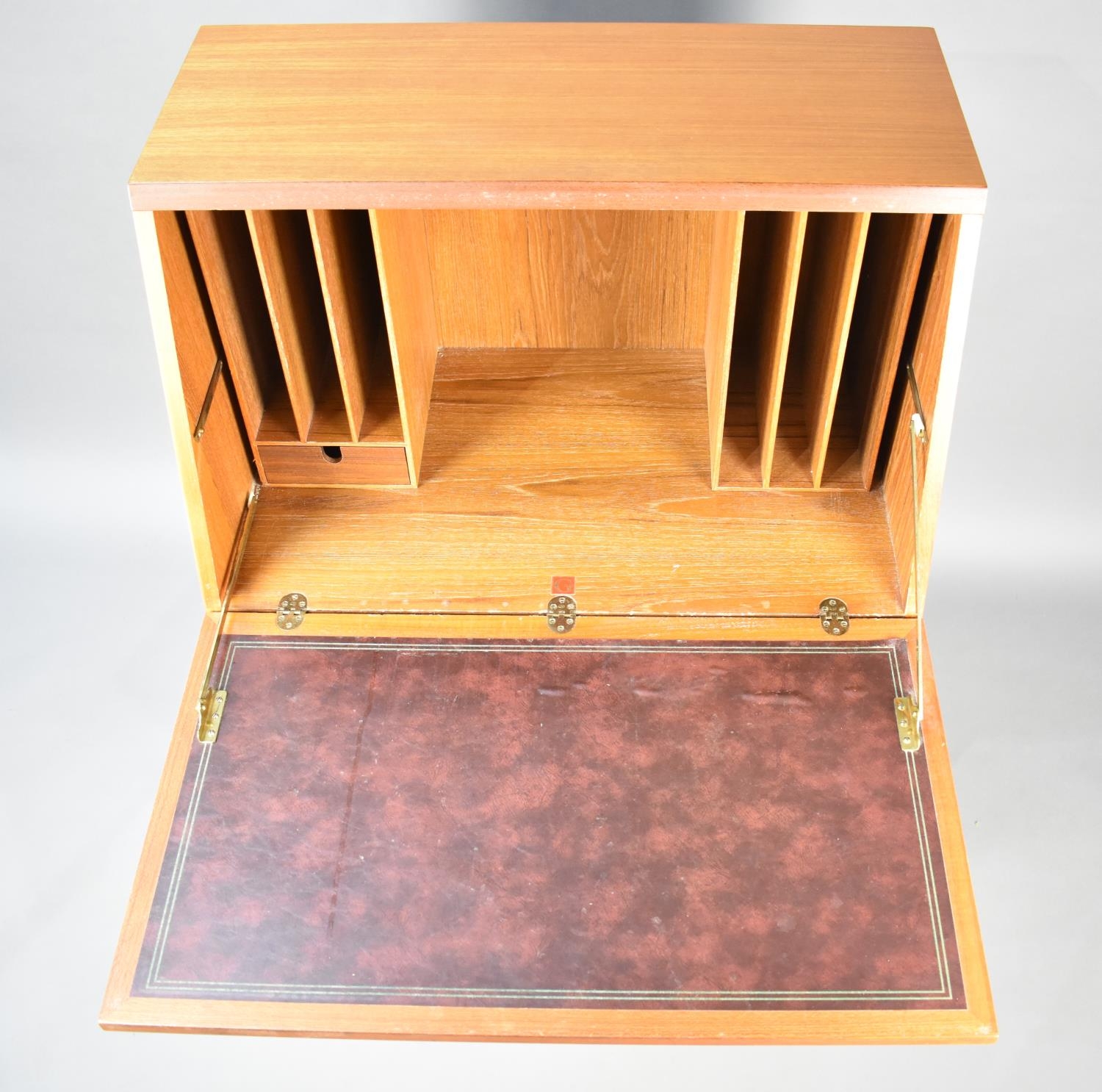 A G-Plan Fall Front Bureau with Three Drawers to Base, 75cms Wide - Image 2 of 4