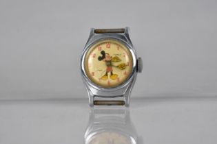 A Vintage Timex Watch, Mickey Mouse having Sweeping Arm Hands, 23mm Case (Excluding Crown), Non
