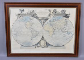A Modern Print, "Mappe Monde", 67x47cms